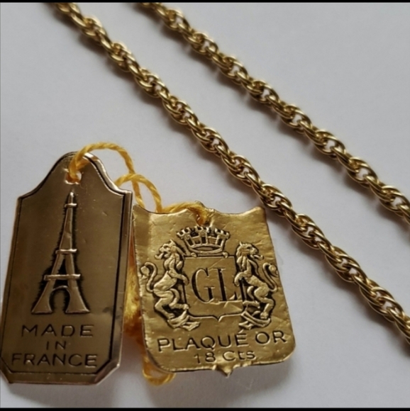 Gold Rope Chain Necklace - Picture 3 of 3